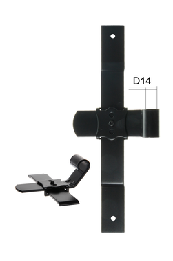 Penture en T réglable en acier pour repliable D14 - Noeud Long 95 | Volets-sur-Mesure.com