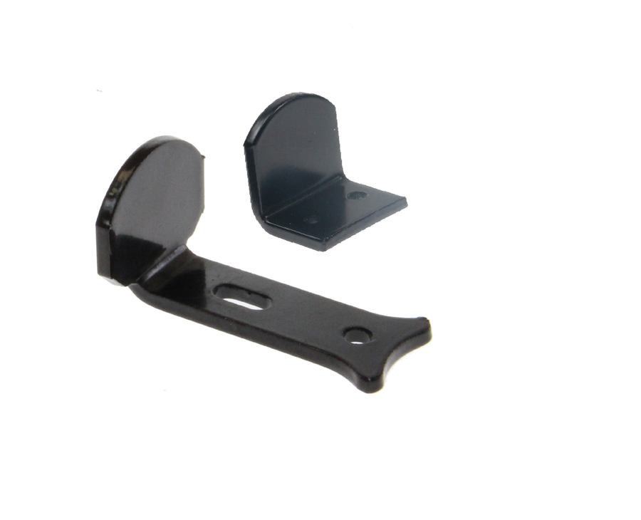 butées équerre en alu noir pour cadre RénoTech 3 cotés | Volets-sur-Mesure.com