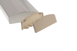 LOT 2 EMBOUTS BARRES PVC - Coloris Beige | Volets-sur-Mesure.com