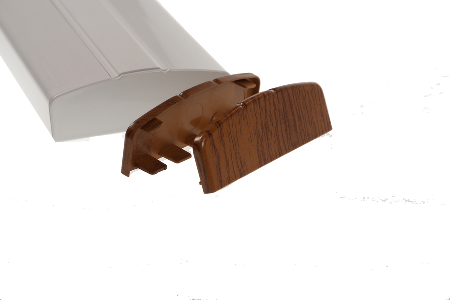 LOT 2 EMBOUTS BARRES PVC - Coloris Chêne Doré | Volets-sur-Mesure.com