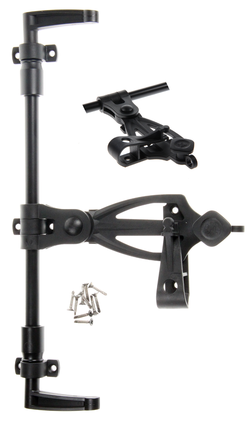 Espagnolette noire en composite Long 2070 mm