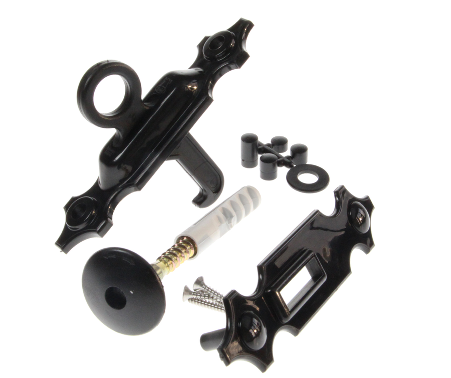 Arret paillette en composite noir complet | Volets-sur-Mesure.com