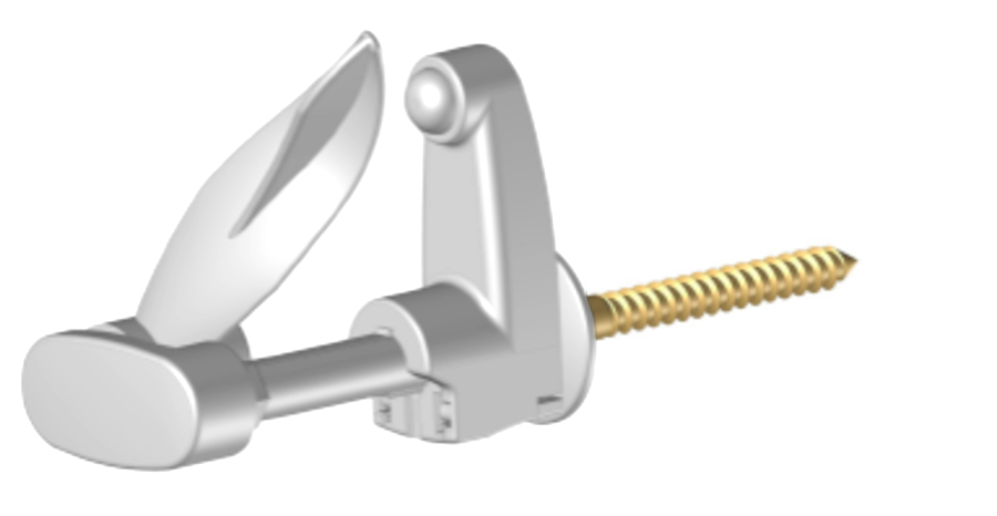 Arrêt ITE en composite Blanc LONG 310 mm | Volets-sur-Mesure.com