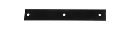 Contre penture noire en acier à bout droit 40x4 pour penture N° 1 long 520, à recouper | Volets-sur-Mesure.com
