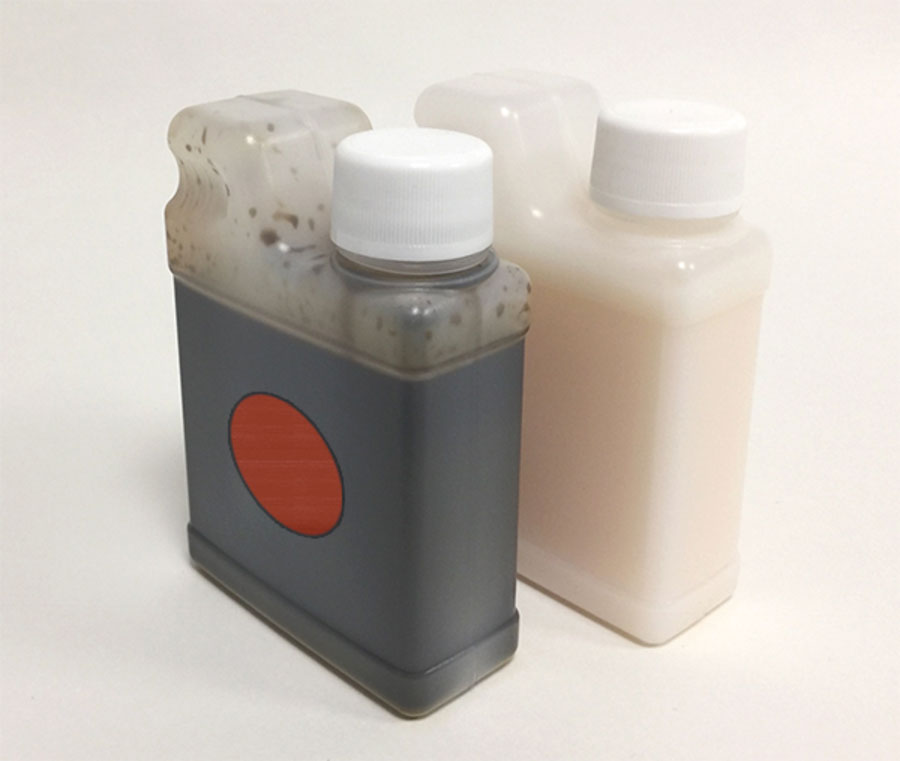 2 pots en 250 ml (1 pot teinte merisier + 1 pot lasure incolore) | Volets-sur-Mesure.com