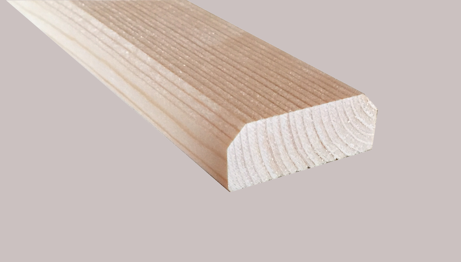 Battement sapin long 138 cm brut | Volets-sur-Mesure.com