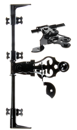 Espagnolette Acier noir Long 2370 mm
