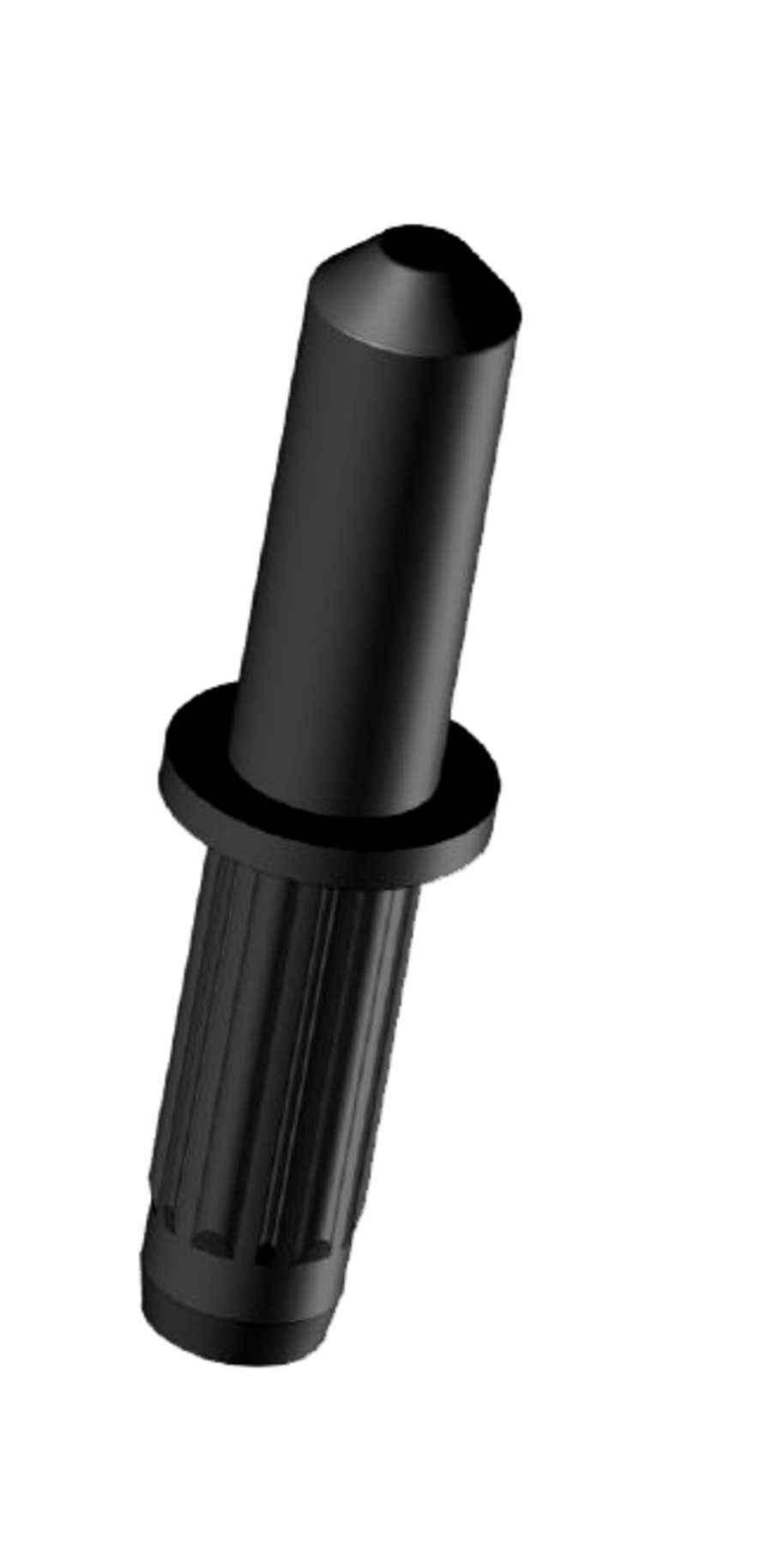 Axe à collerette en composite noir 14/14mm | Volets-sur-Mesure.com