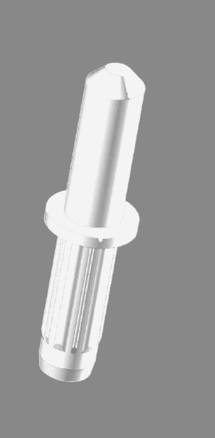 Axe à collerette en composite blanc 14/14mm | Volets-sur-Mesure.com