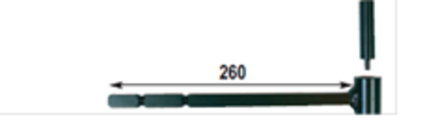 Gonds ITE en acier D14 LONG 260 mm | Volets-sur-Mesure.com