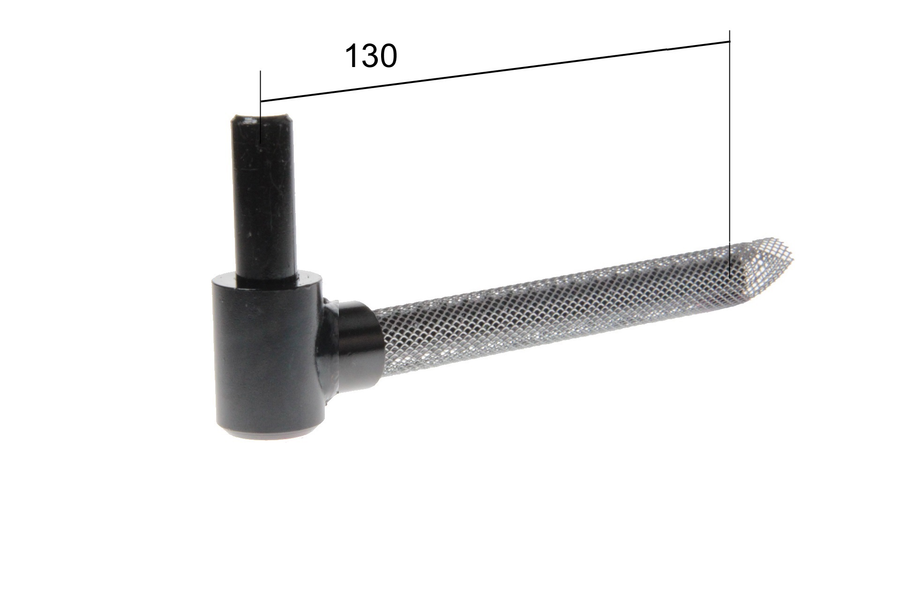 Gond court pour scellement chimique en acier noir D14 L130mm | Volets-sur-Mesure.com