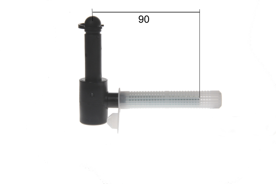 Gond court pour scellement chimique en composite noir D14 L90mm | Volets-sur-Mesure.com