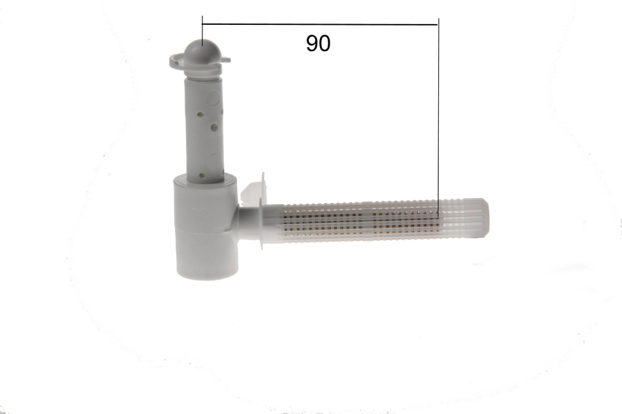 Gond court pour scellement chimique en composite blanc D14 L 90mm | Volets-sur-Mesure.com