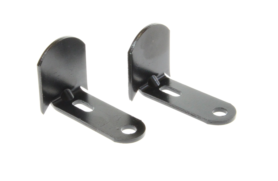 butées équerre en acier noir | Volets-sur-Mesure.com