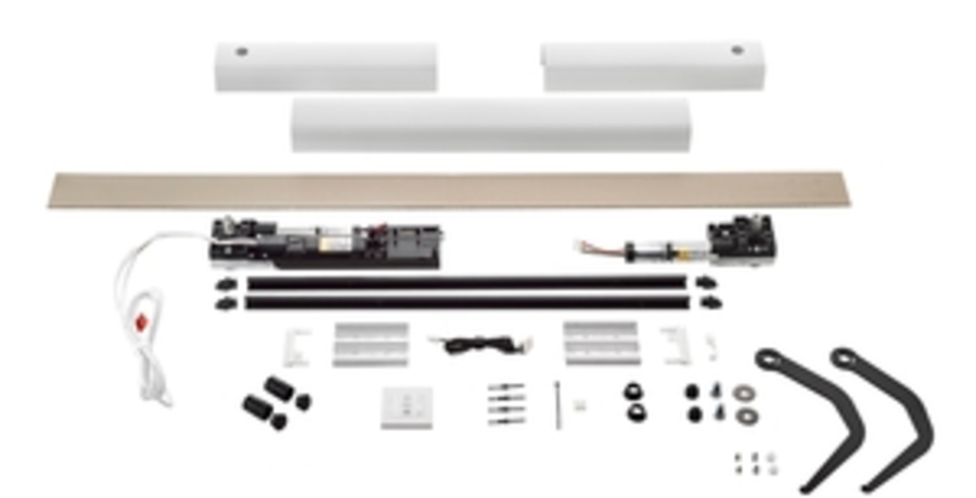 motorisation YSLO FLEX IO pour volet 2 vantaux carter Blanc | Volets-sur-Mesure.com