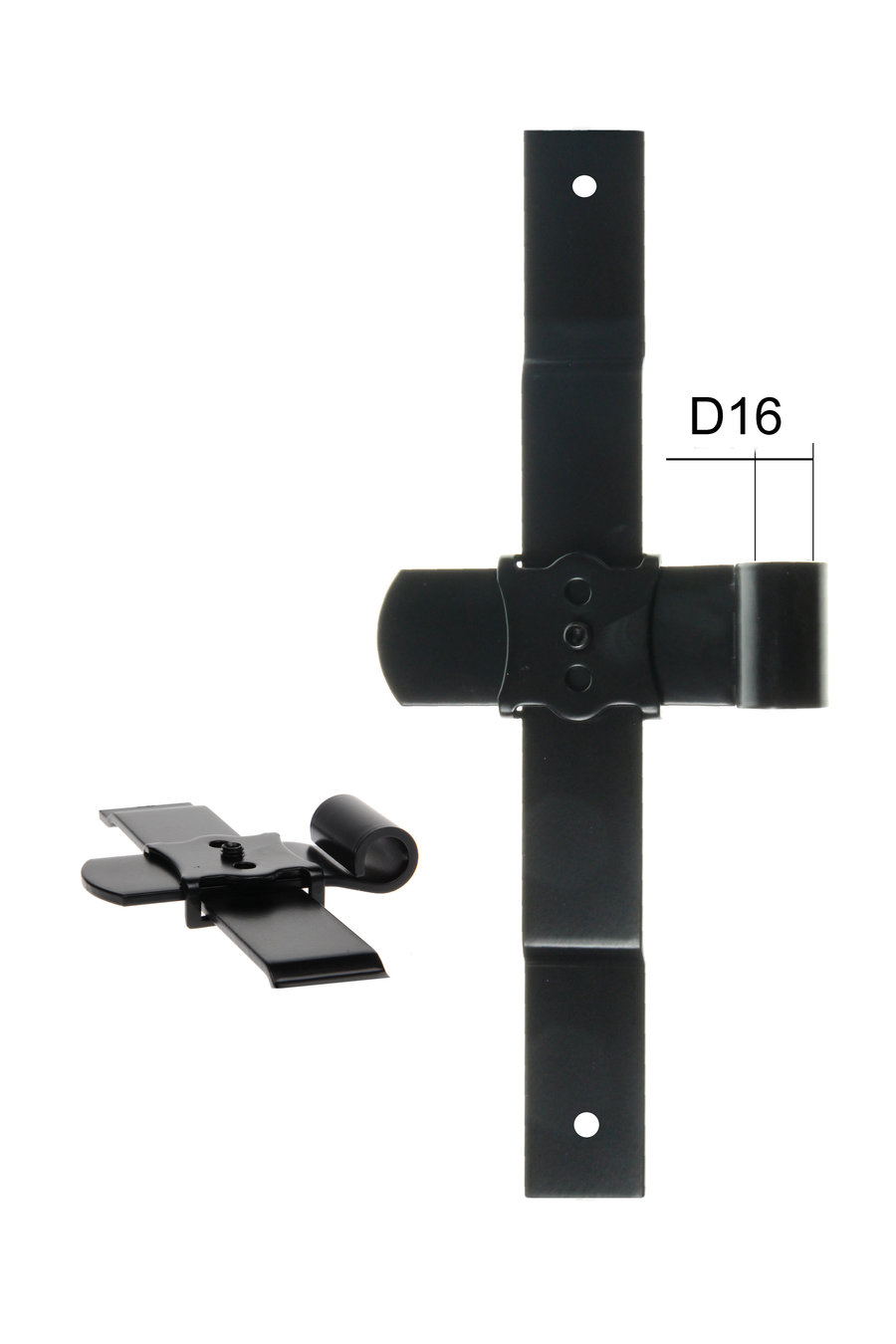 Penture en T réglable en acier D16 - Noeud Long 95 | Volets-sur-Mesure.com