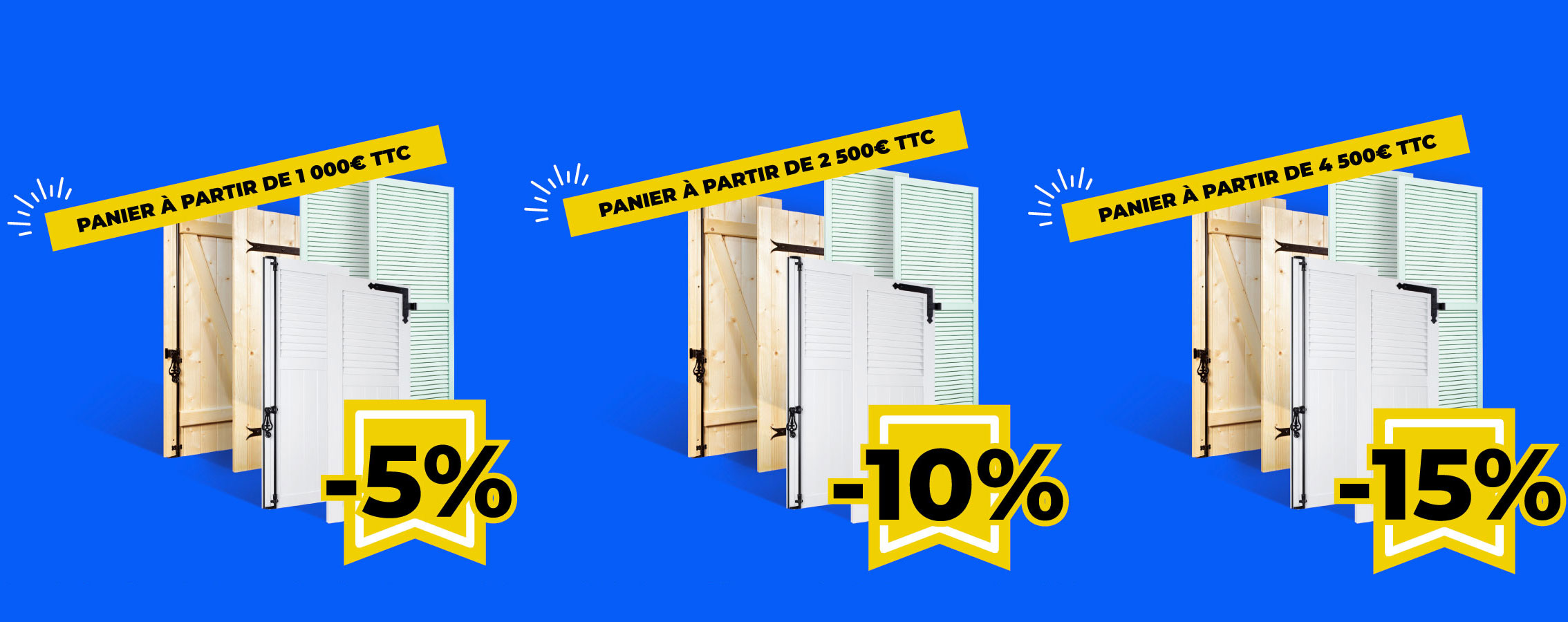 Fabricant français de volets battants, volets roulants sur mesure