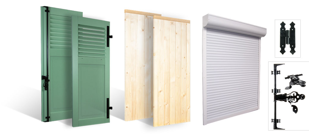 large choix d'options et de couleurs disponibles dans notre configurateur de volets