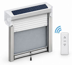 volets roulants avec moustiquaire intégrée, Syntréo Solaire en aluminium